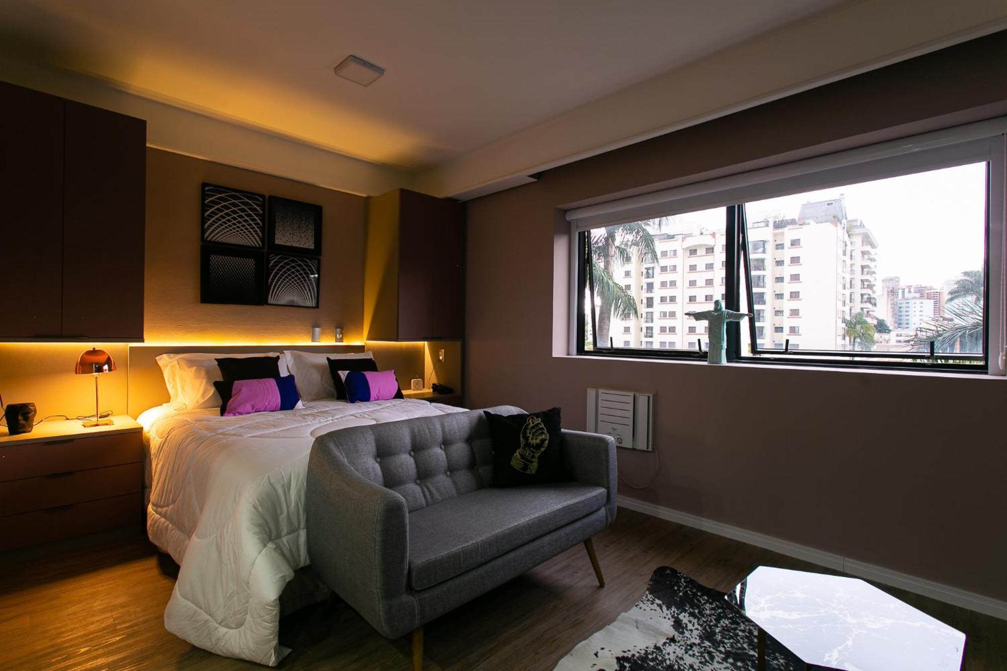 Ben - Flats Completos Com Limpeza Diaria E Estacionamento Incluso Daire Sao Paulo Oda fotoğraf